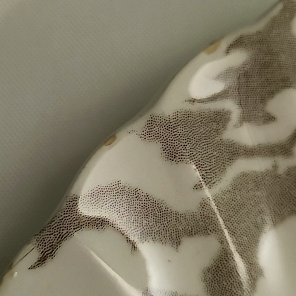 Staffordshire “Myott Royal Mail” hand engraved set of 2 plates - Picture 7 of 7